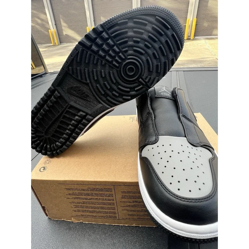 Jordan 1 Mule Golf 'Shadow' Gray/Black FJ1214-003 Men's Size 11.5 US NEW